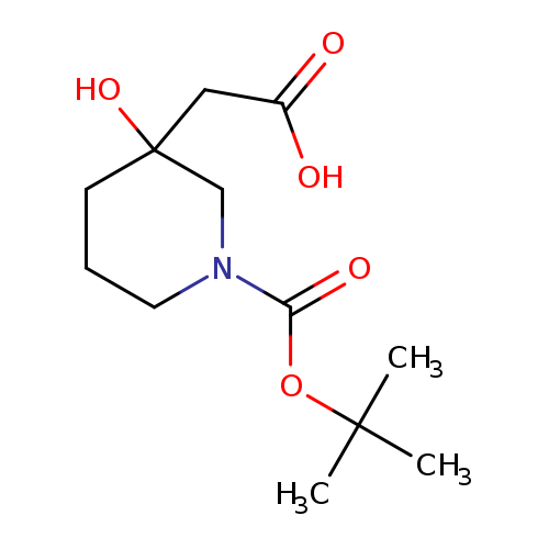 2-(1-[(TERT-BUTOXY)CARBONYL]-3-HYDROXYPIPERIDIN-3-YL)ACETIC ACID