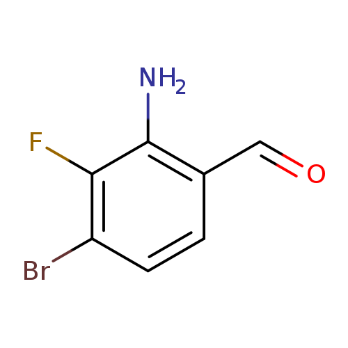 2-Amino-4-bromo-3-fluorobenzaldehyde