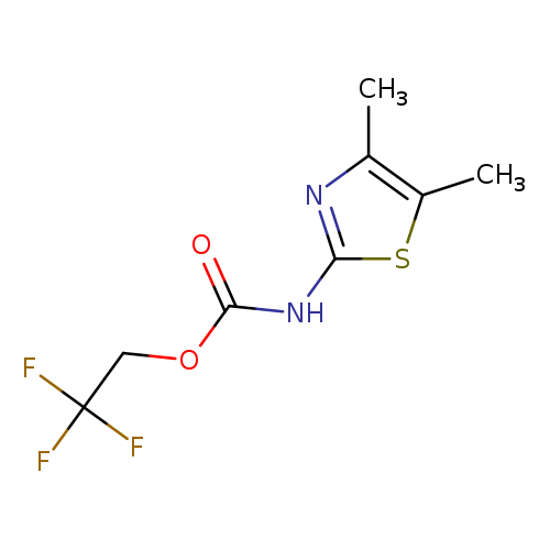 2,2,2-trifluoroethyl N-(dimethyl-1,3-thiazol-2-yl)carbamate