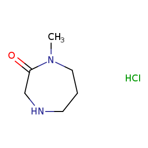 2H-​1,​4-​Diazepin-​2-​one, hexahydro-​1-​methyl-​, hydrochloride (1:1)