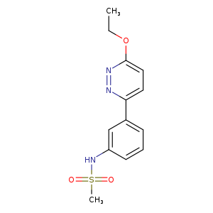 N-[3-(6-ethoxypyridazin-3-yl)phenyl]methanesulfonamide
