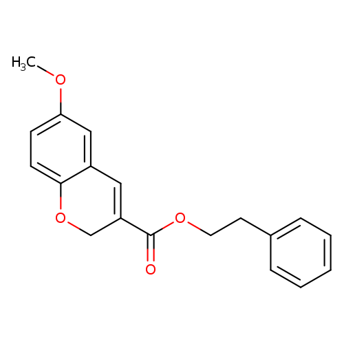 2-phenylethyl 6-methoxy-2H-chromene-3-carboxylate