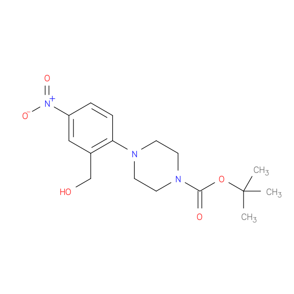 tert-Butyl 4-(2-(hydroxymethyl)-4-nitrophenyl)piperazine-1-carboxylate