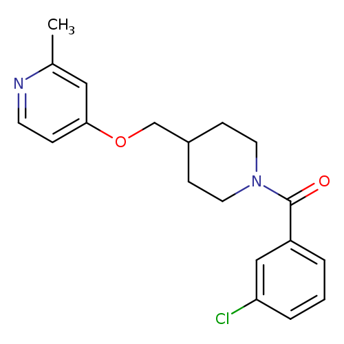 4-{[1-(3-chlorobenzoyl)piperidin-4-yl]methoxy}-2-methylpyridine