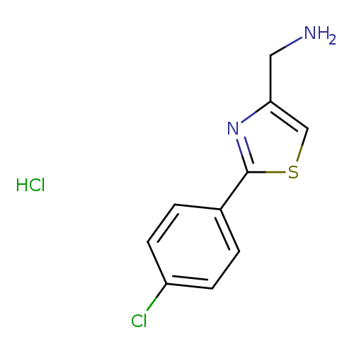 [2-(4-CHLOROPHENYL)-1,3-THIAZOL-4-YL]METHANAMINE HYDROCHLORIDE