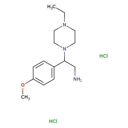 2-(4-ETHYL-PIPERAZIN-1-YL)-2-(4-METHOXY-PHENYL)-ETHYLAMINE DIHYDROCHLORIDE