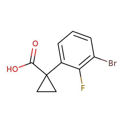 1-(3-bromo-2-fluorophenyl)cyclopropane-1-carboxylicacid