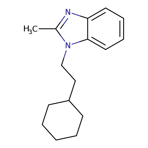 1-(2-cyclohexylethyl)-2-methyl-1H-1,3-benzodiazole