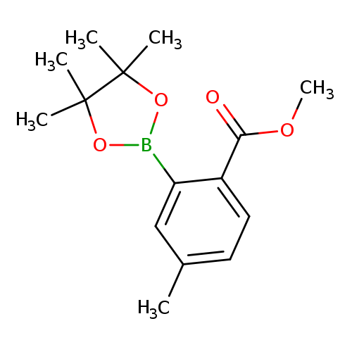 BENZOIC ACID, 4-METHYL-2-(4,4,5,5-TETRAMETHYL-1,3,2-DIOXABOROLAN-2-YL)-, +