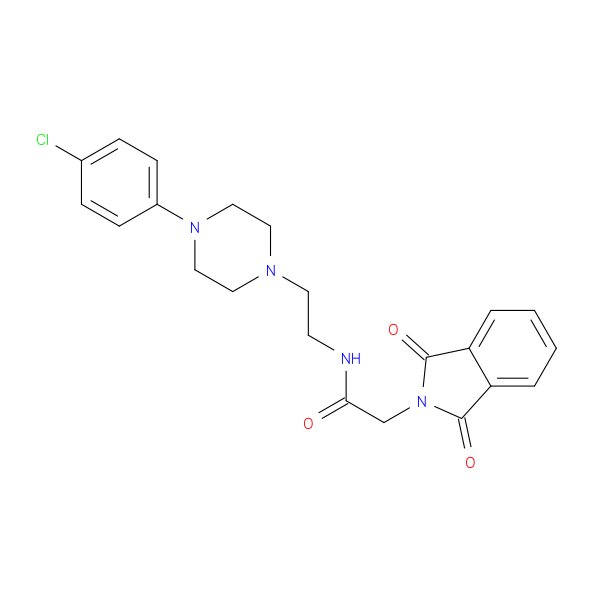 N-{2-[4-(4-chlorophenyl)piperazin-1-yl]ethyl}-2-(1,3-dioxo-2,3-dihydro-1H-isoindol-2-yl)acetamide