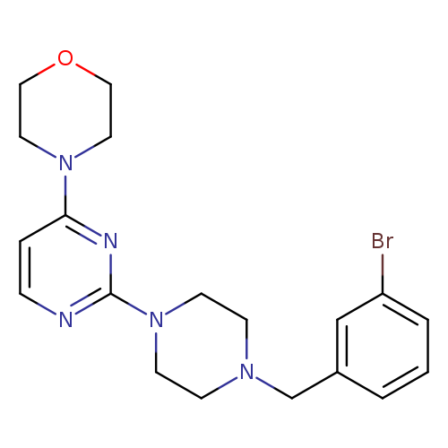 4-(2-{4-[(3-bromophenyl)methyl]piperazin-1-yl}pyrimidin-4-yl)morpholine