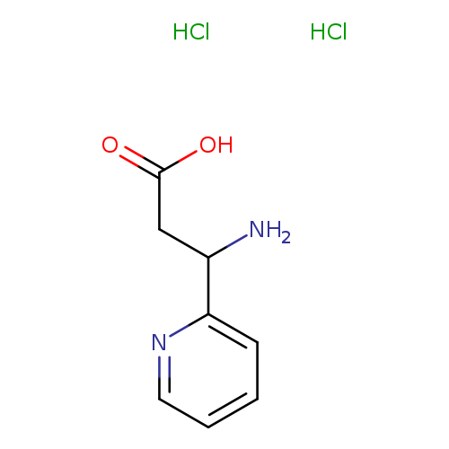 3-amino-3-(pyridin-2-yl)propanoic acid dihydrochloride