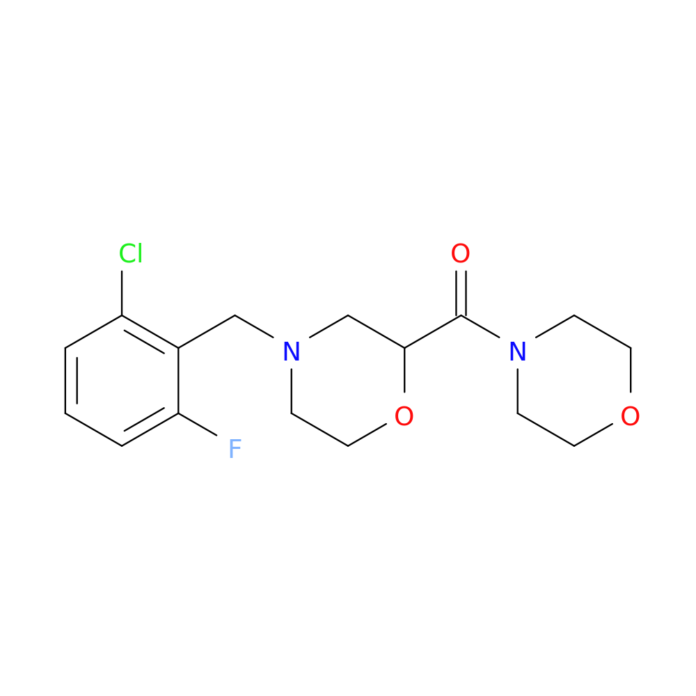 4-[(2-chloro-6-fluorophenyl)methyl]-2-(morpholine-4-carbonyl)morpholine