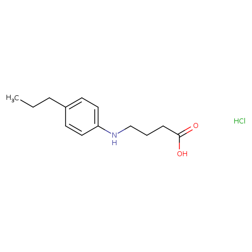 4-[(4-propylphenyl)amino]butanoic acid hydrochloride