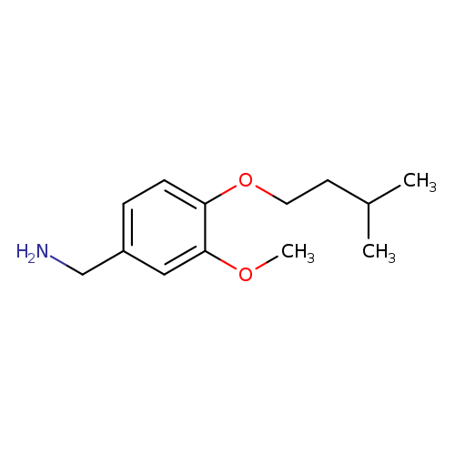 1-[3-Methoxy-4-(3-methylbutoxy)phenyl]methanamine