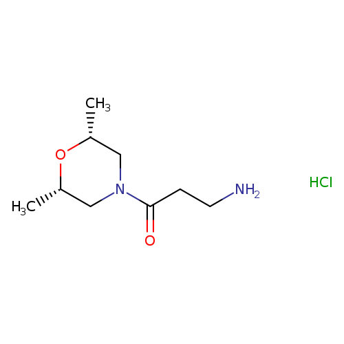 3-amino-1-[(2R,6S)-2,6-dimethylmorpholin-4-yl]propan-1-onehydrochloride,cis