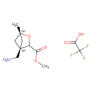 methyl 4-(aminomethyl)-1-methyl-2-oxabicyclo[2.1.1]hexane-3-carboxylate; trifluoroacetic acid