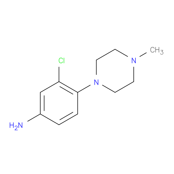 Benzenamine, 3-chloro-4-(4-methyl-1-piperazinyl)-