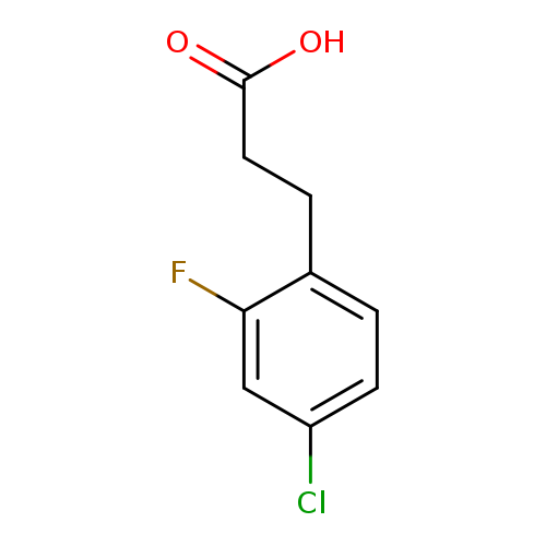 Benzenepropanoic acid, 4-chloro-2-fluoro-