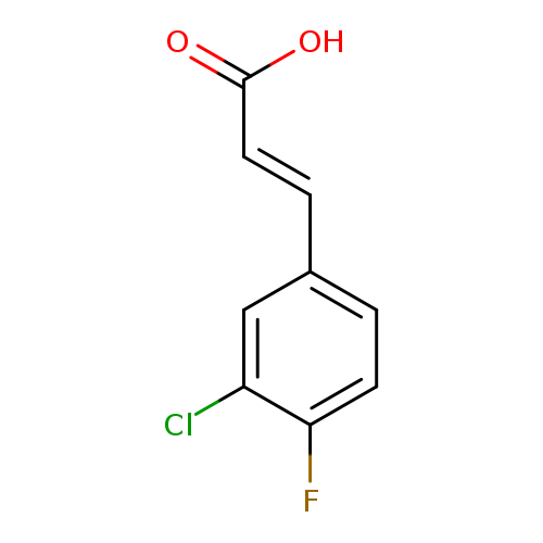 2-Propenoic acid, 3-(3-chloro-4-fluorophenyl)-, (2E)-