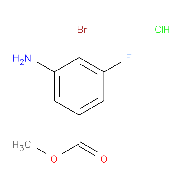 methyl 3-amino-4-bromo-5-fluorobenzoate hydrochloride