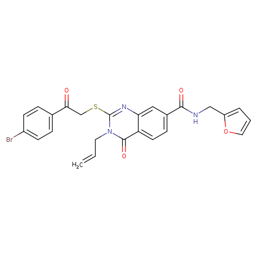 2-{[2-(4-bromophenyl)-2-oxoethyl]sulfanyl}-N-[(furan-2-yl)methyl]-4-oxo-3-(prop-2-en-1-yl)-3,4-dihydroquinazoline-7-carboxamide