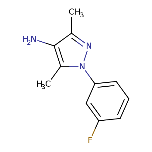 1-(3-fluorophenyl)-3,5-dimethyl-1H-pyrazol-4-amine