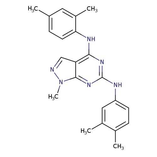 N4-(2,4-dimethylphenyl)-N6-(3,4-dimethylphenyl)-1-methyl-1H-pyrazolo[3,4-d]pyrimidine-4,6-diamine