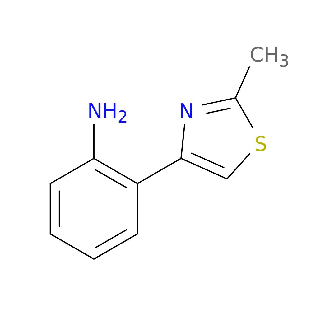 2-(2-methyl-1,3-thiazol-4-yl)aniline