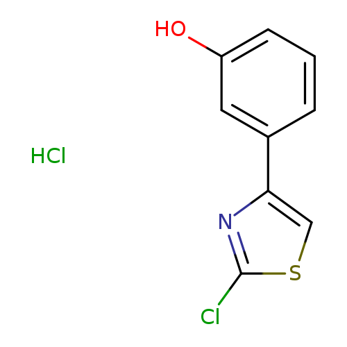 3-(2-chloro-1,3-thiazol-4-yl)phenolhydrochloride