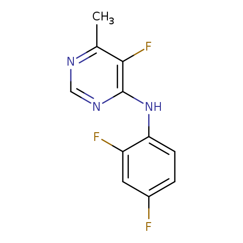 N-(2,4-difluorophenyl)-5-fluoro-6-methylpyrimidin-4-amine