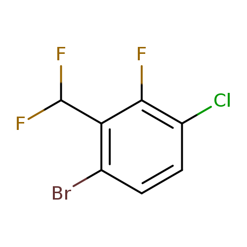 1-Bromo-4-chloro-2-(difluoromethyl)-3-fluorobenzene