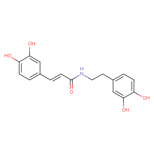 (E)-N-(3,4-Dihydroxyphenethyl)-3-(3,4-dihydroxyphenyl)acrylamide