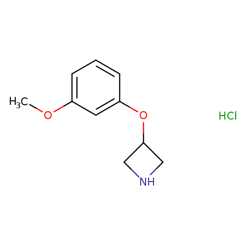 Azetidine, 3-(3-methoxyphenoxy)-, hydrochloride (1:1)