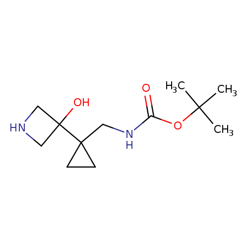 tert-butyl N-{[1-(3-hydroxyazetidin-3-yl)cyclopropyl]methyl}carbamate