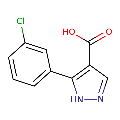 5-(3-Chlorophenyl)-1H-pyrazole-4-carboxylic acid
