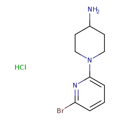 1-(6-BROMOPYRIDIN-2-YL)PIPERIDIN-4-AMINE HYDROCHLORIDE