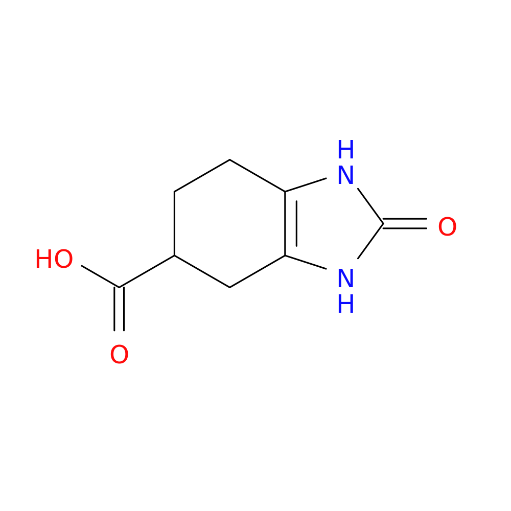 2-oxo-2,3,4,5,6,7-hexahydro-1H-1,3-benzodiazole-5-carboxylic acid