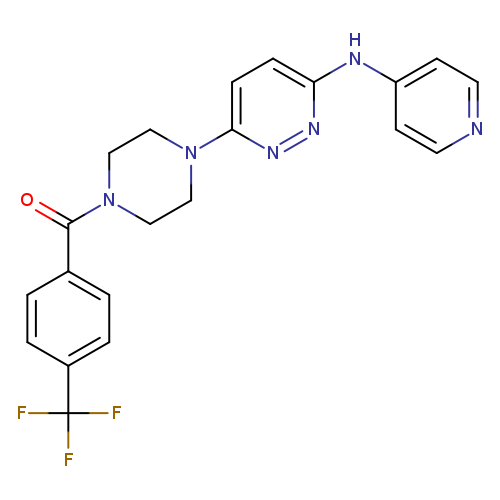 N-(pyridin-4-yl)-6-{4-[4-(trifluoromethyl)benzoyl]piperazin-1-yl}pyridazin-3-amine