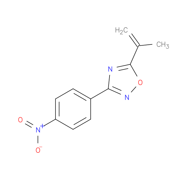 3-(4-Nitrophenyl)-5-(prop-1-en-2-yl)-1,2,4-oxadiazole
