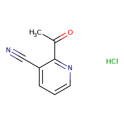 2-acetylpyridine-3-carbonitrile hydrochloride