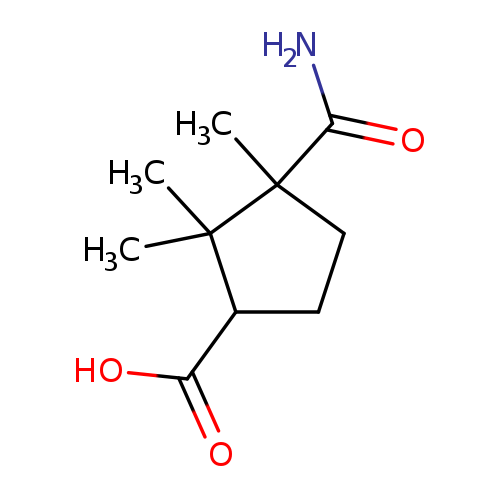 3-(AMINOCARBONYL)-2,2,3-TRIMETHYLCYCLOPENTANECARBOXYLIC ACID