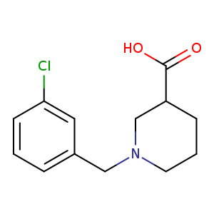 1-(3-Chlorobenzyl)piperidine-3-carboxylic acid