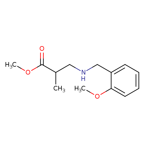 methyl 3-{[(2-methoxyphenyl)methyl]amino}-2-methylpropanoate