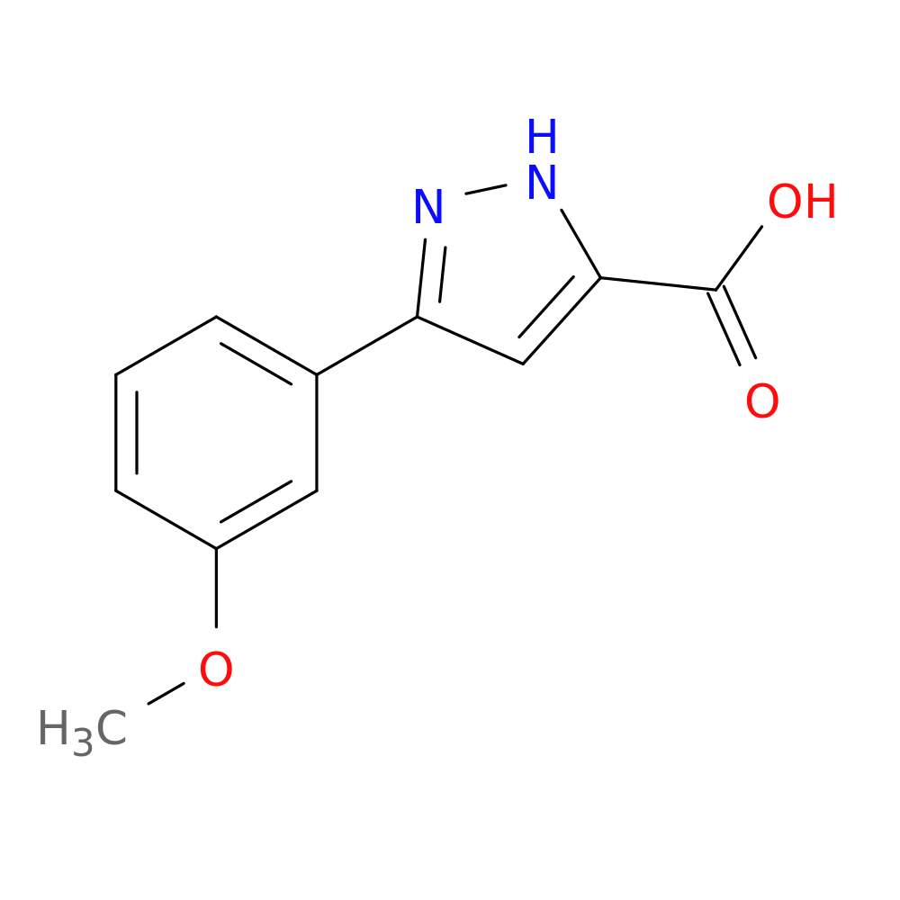 3-(3-Methoxyphenyl)-1H-pyrazole-5-carboxylic acid
