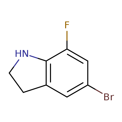 5-bromo-7-fluoro-2,3-dihydro-1H-indole