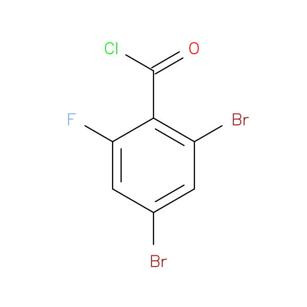 2,4-Dibromo-6-fluorobenzoyl chloride