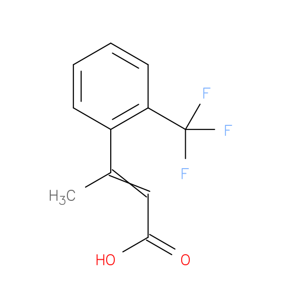 3-[2-(trifluoromethyl)phenyl]but-2-enoic acid