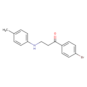 1-(4-Bromophenyl)-3-(p-tolylamino)propan-1-one