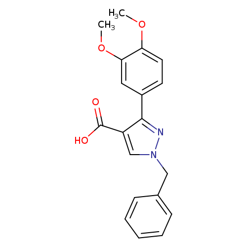 1-Benzyl-3-(3,4-dimethoxyphenyl)-1h-pyrazole-4-carboxylic acid